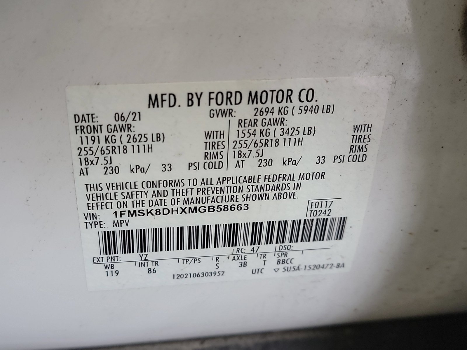 Used 2021 Ford Explorer XLT w/ Class III Trailer Tow Package AWD/4WD image 32