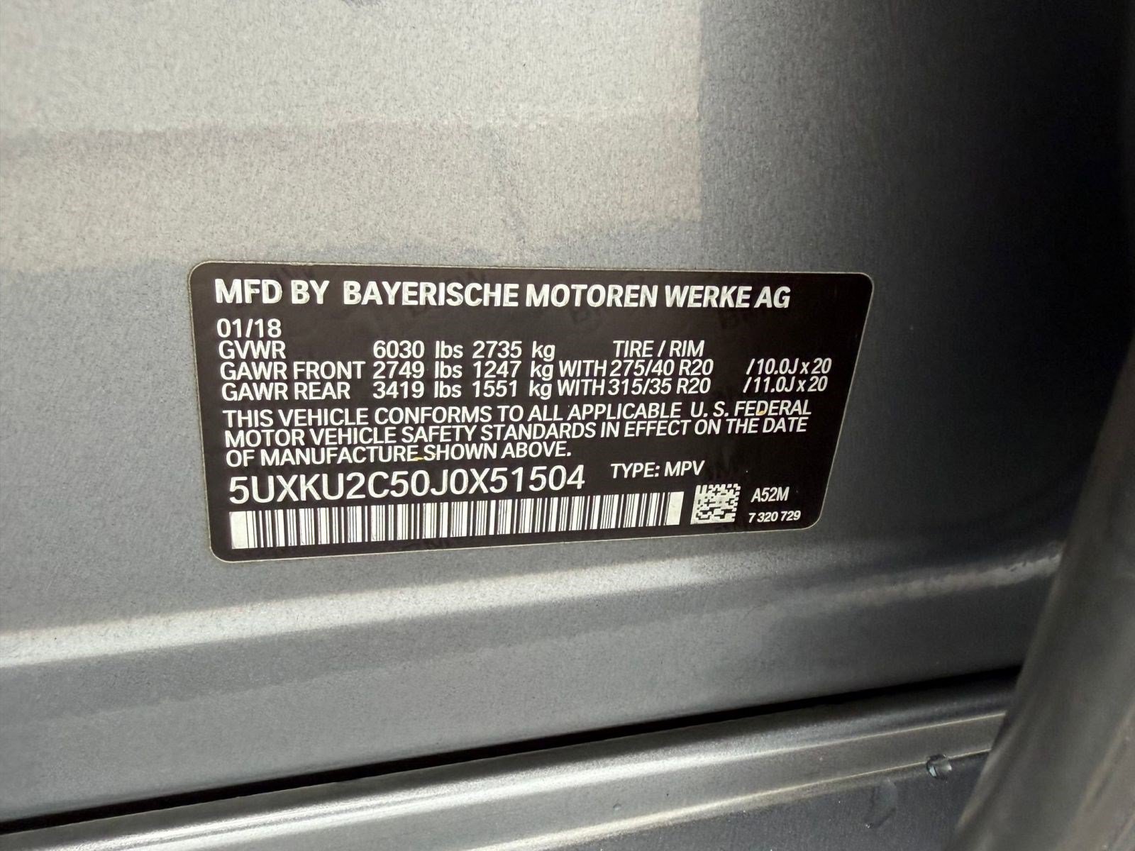 Used 2018 BMW X6 xDrive35i AWD/4WD image 21