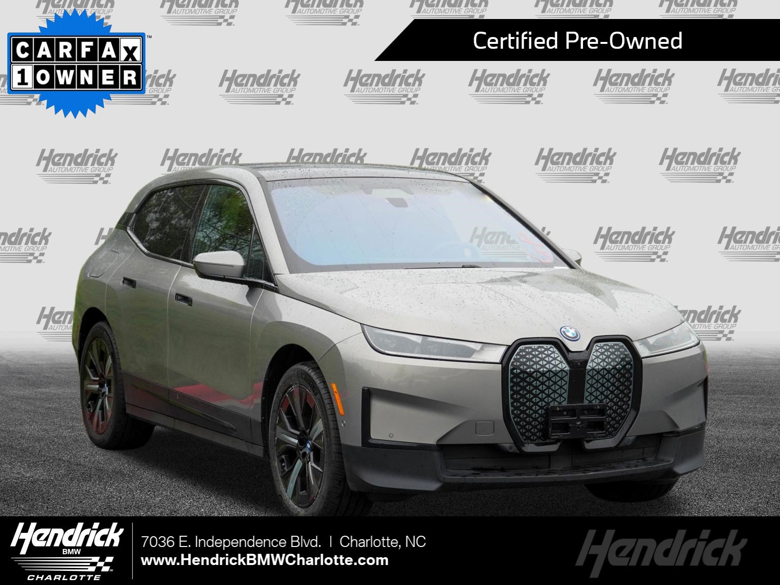 Certified 2023 BMW iX xDrive50 w/ Convenience Package AWD/4WD image 1