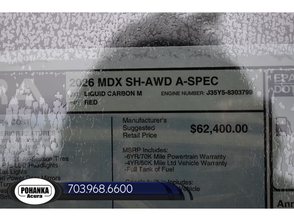 New 2026 Acura MDX A-Spec AWD/4WD image 40