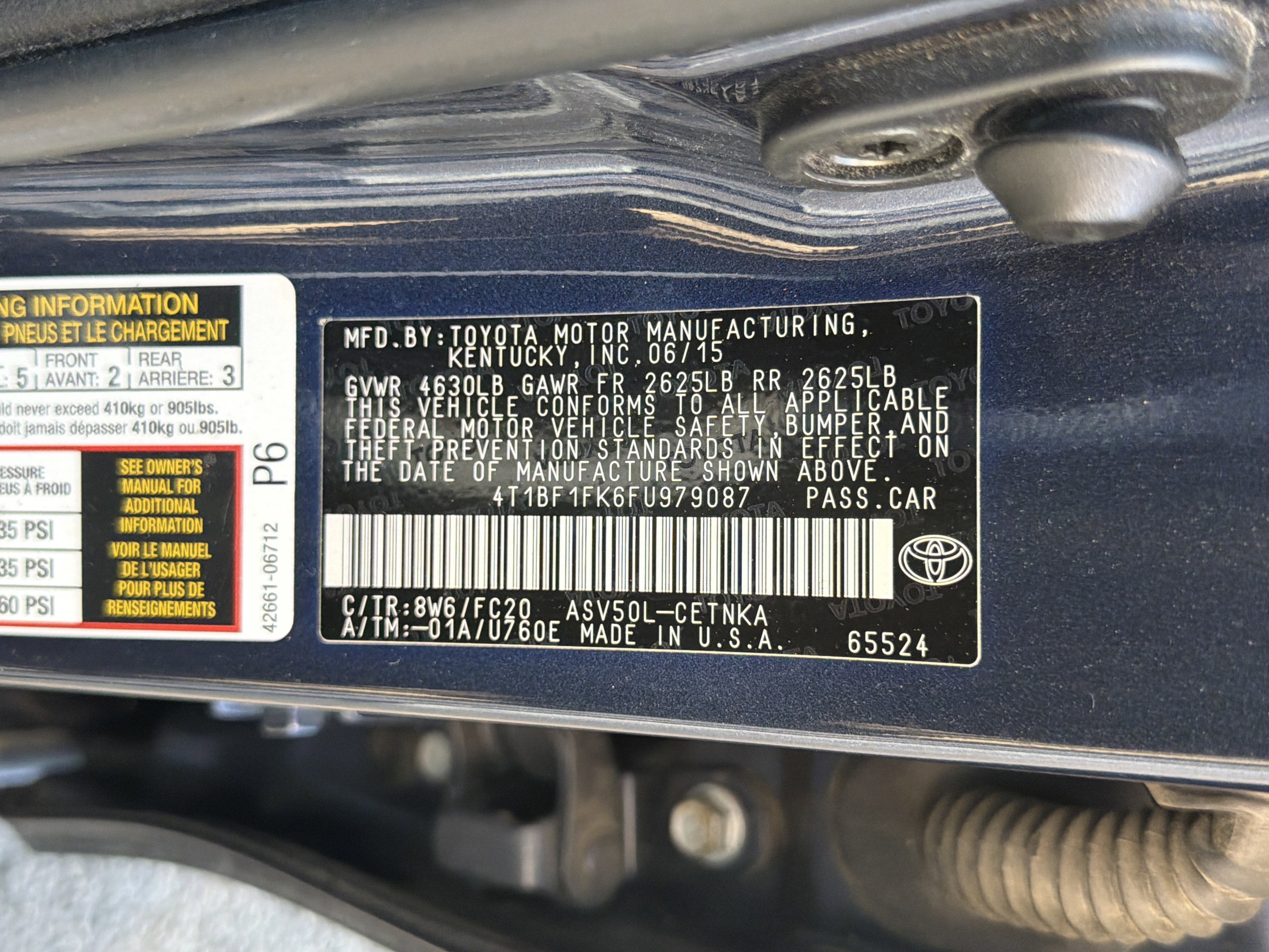 Used 2015 Toyota Camry LE FWD image 29