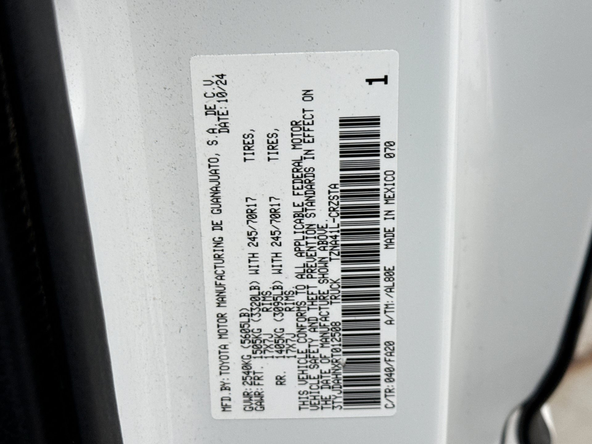 Used 2024 Toyota Tacoma SR w/ Towing Package RWD image 20
