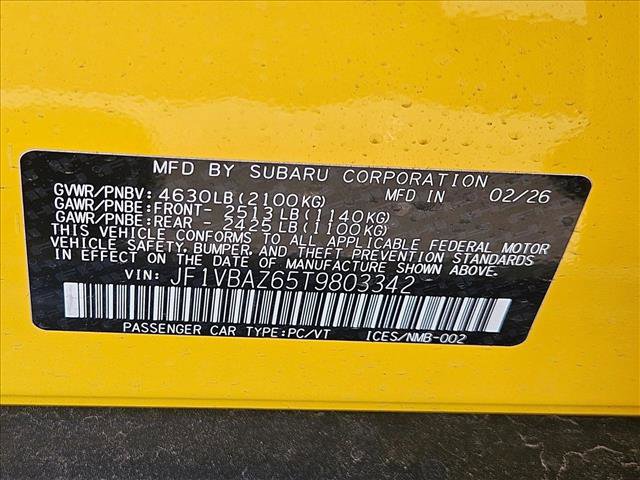 New 2026 Subaru WRX tS image 18