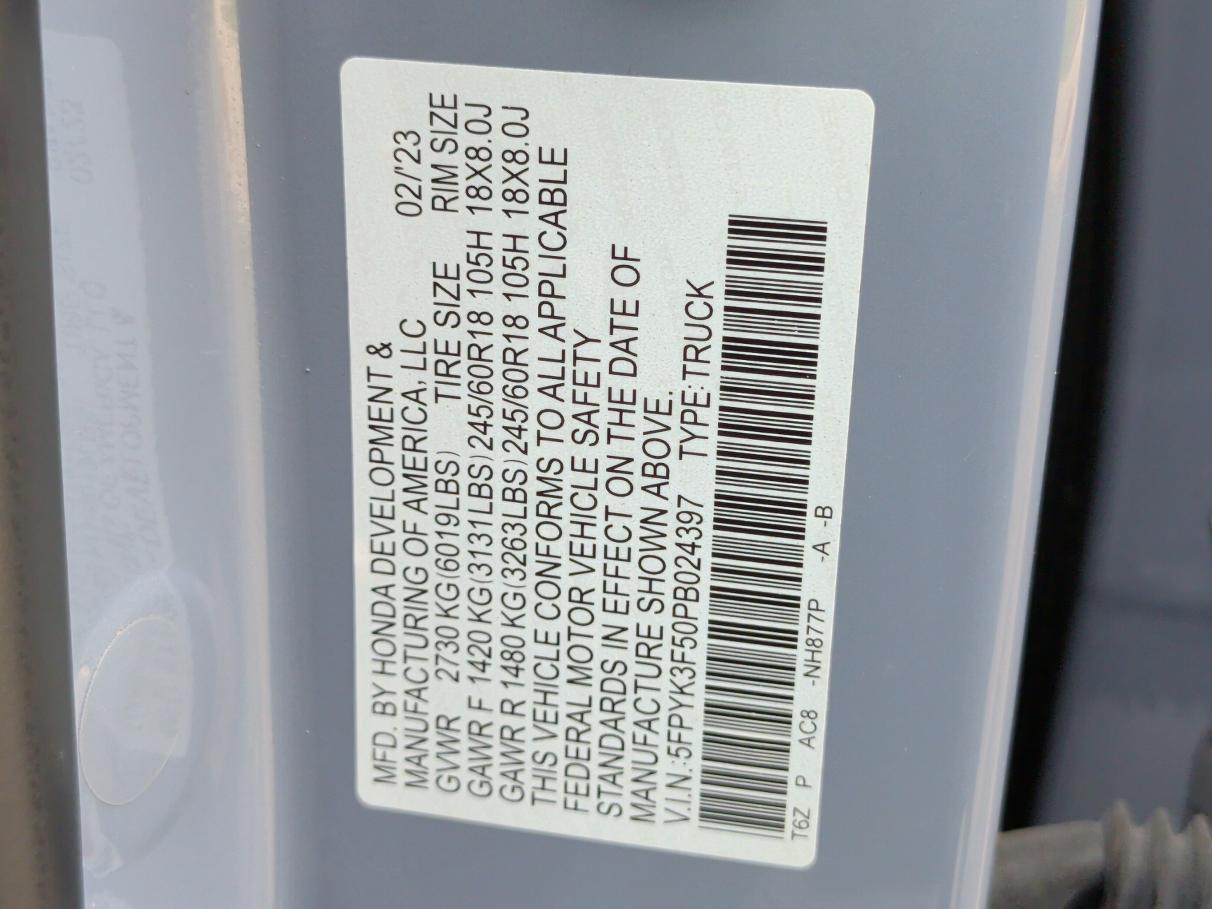 Used 2023 Honda Ridgeline RTL image 39