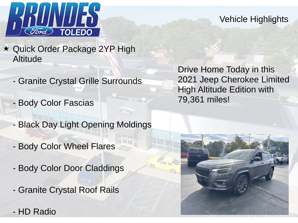 Used 2021 Jeep Cherokee High Altitude AWD/4WD image 12