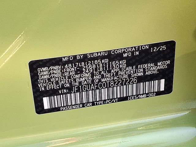 New 2026 Subaru Impreza 2.0i Sport image 24