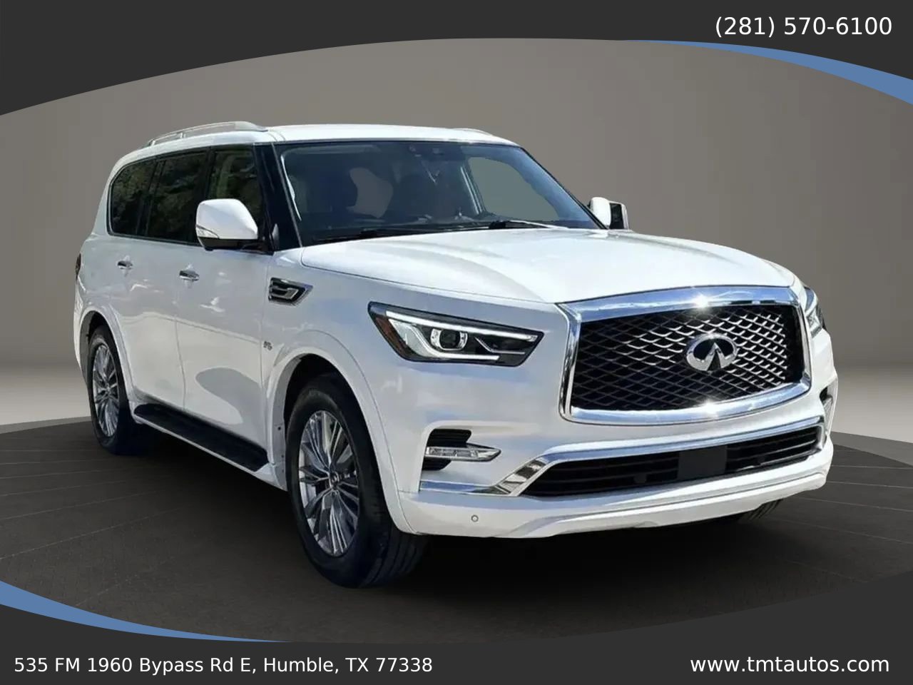 Used 2019 INFINITI QX80 Luxe w/ All-Season Package RWD image 1