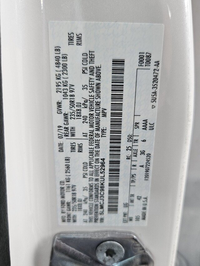 Used 2019 Lincoln MKC Reserve w/ MKC Technology Package image 36