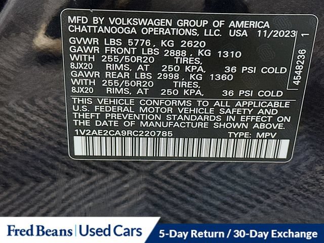 Used 2024 Volkswagen Atlas Cross Sport SEL R-Line AWD/4WD image 38