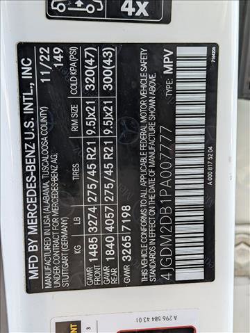 Certified 2023 Mercedes-Benz EQS 450+ SUV image 26