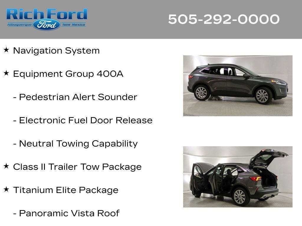 Used 2021 Ford Escape Titanium w/ Titanium Elite Package AWD/4WD image 23