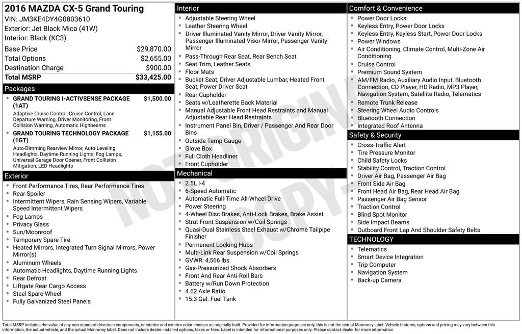 Used 2016 MAZDA CX-5 Grand Touring image 6