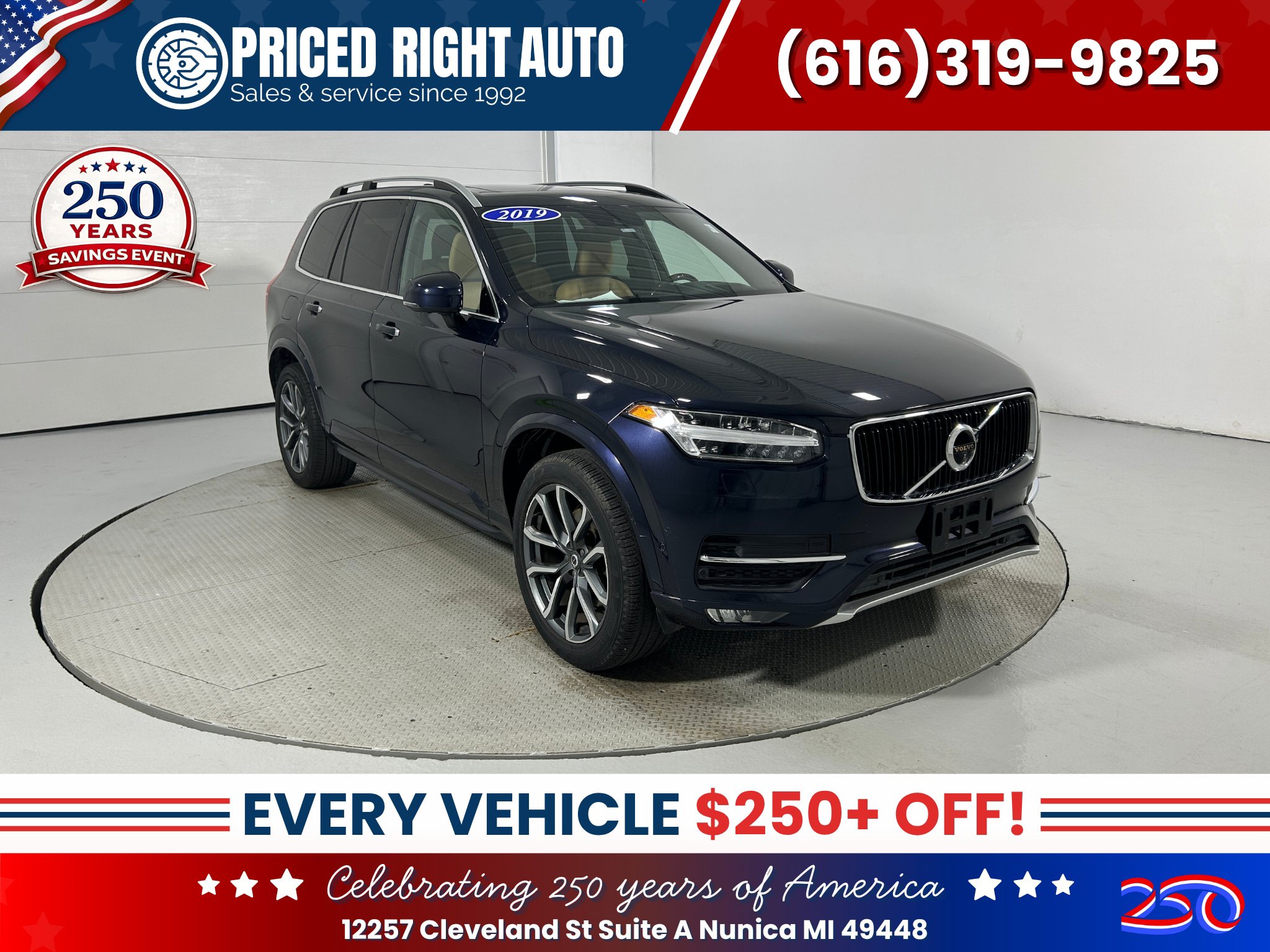 Used 2019 Volvo XC90 T6 Momentum w/ Advanced Package