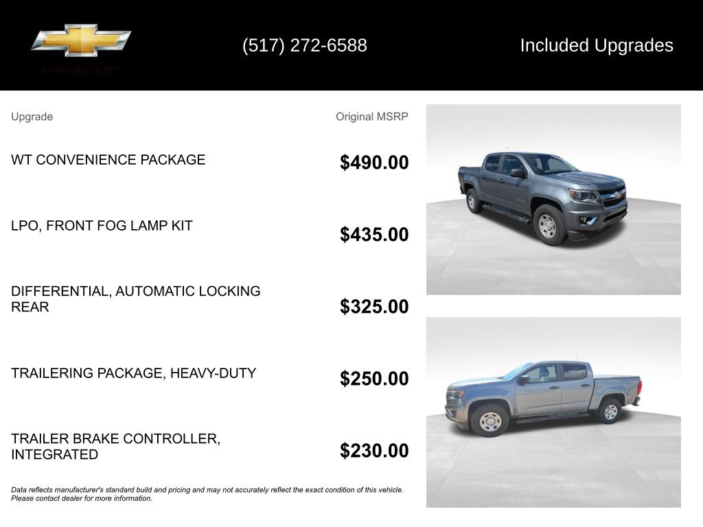 Used 2018 Chevrolet Colorado W/T w/ WT Convenience Package AWD/4WD image 5