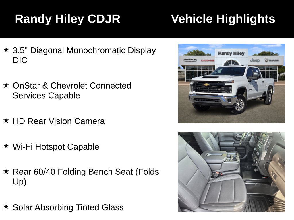 Used 2024 Chevrolet Silverado 2500 W/T w/ WT Fleet Convenience Package AWD/4WD image 20