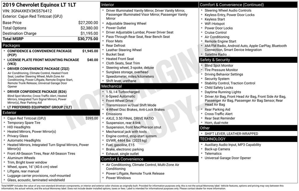 Used 2019 Chevrolet Equinox LT image 4