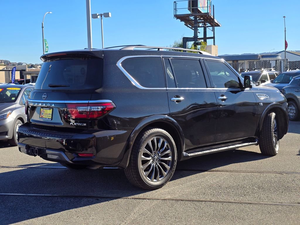 Used 2021 Nissan Armada Platinum w/ Captain's Chairs Package image 3