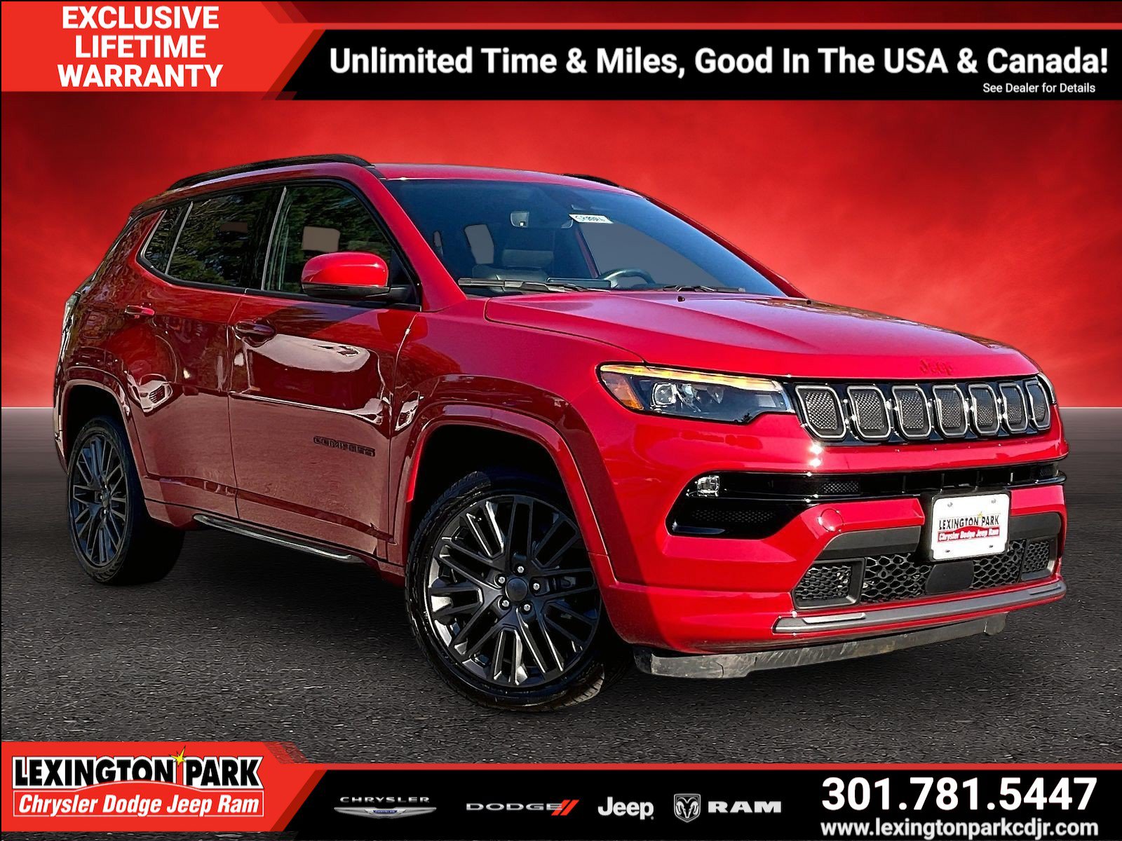 Used 2022 Jeep Compass Limited w/ (RED) Package