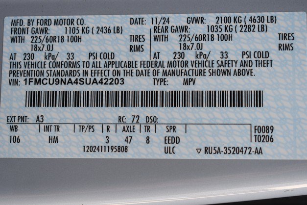 Used 2025 Ford Escape ST-Line Select AWD/4WD image 33