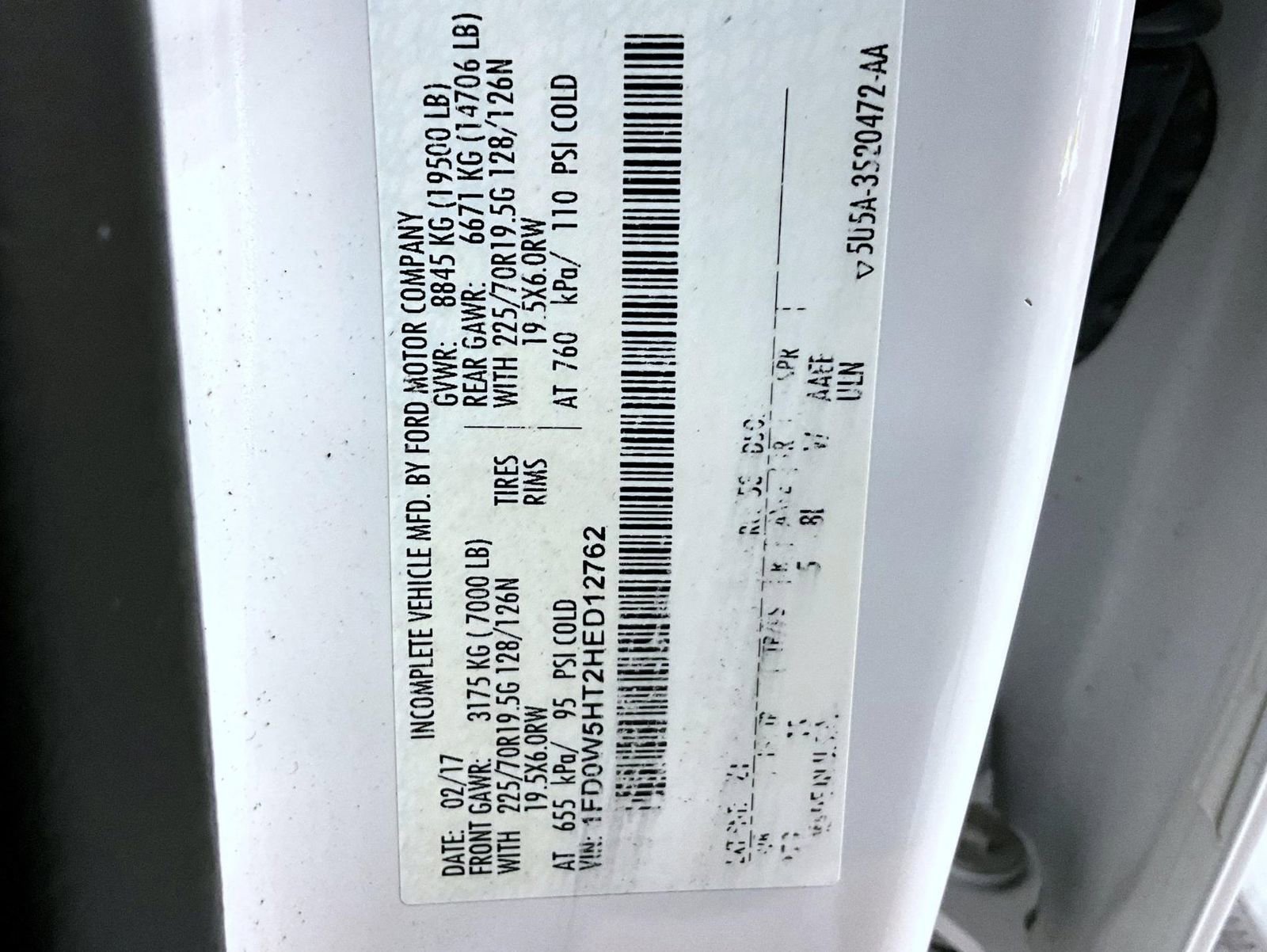 Used 2017 Ford F550 4x4 Crew Cab Super Duty image 26