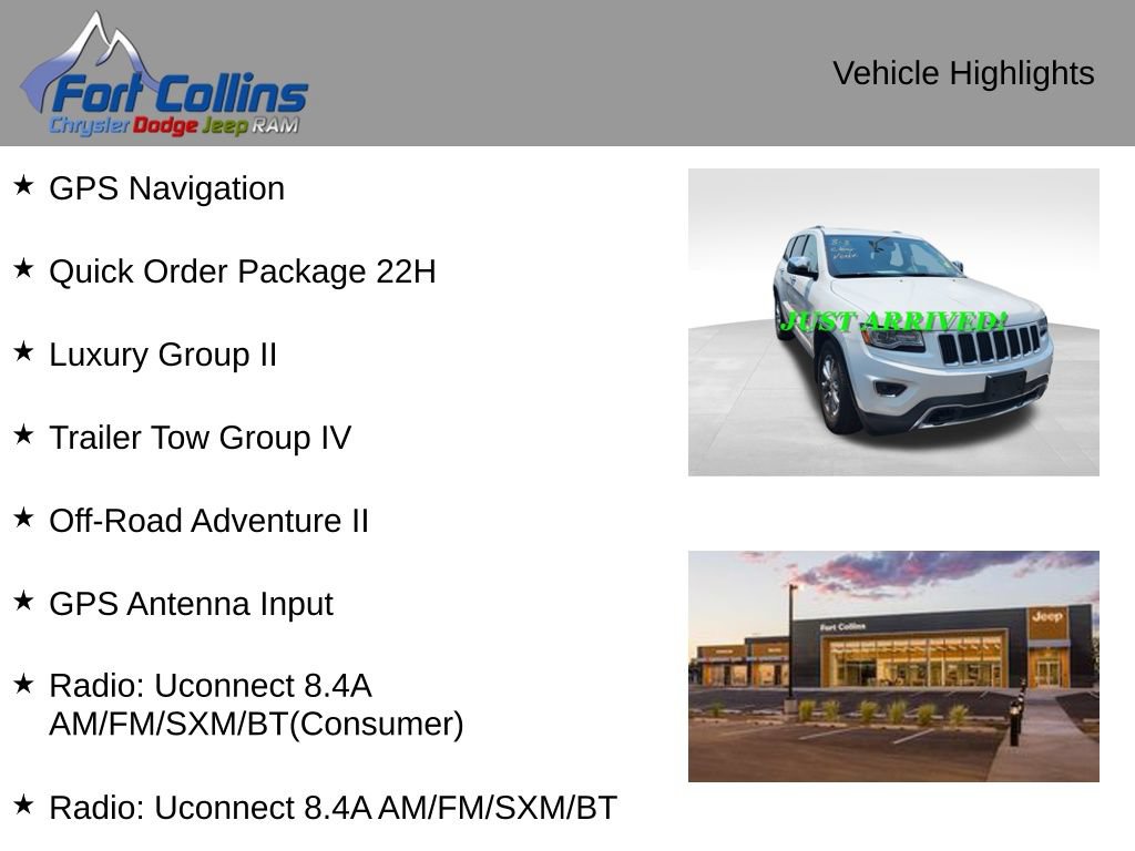 Used 2014 Jeep Grand Cherokee Limited w/ Luxury Group II AWD/4WD image 6