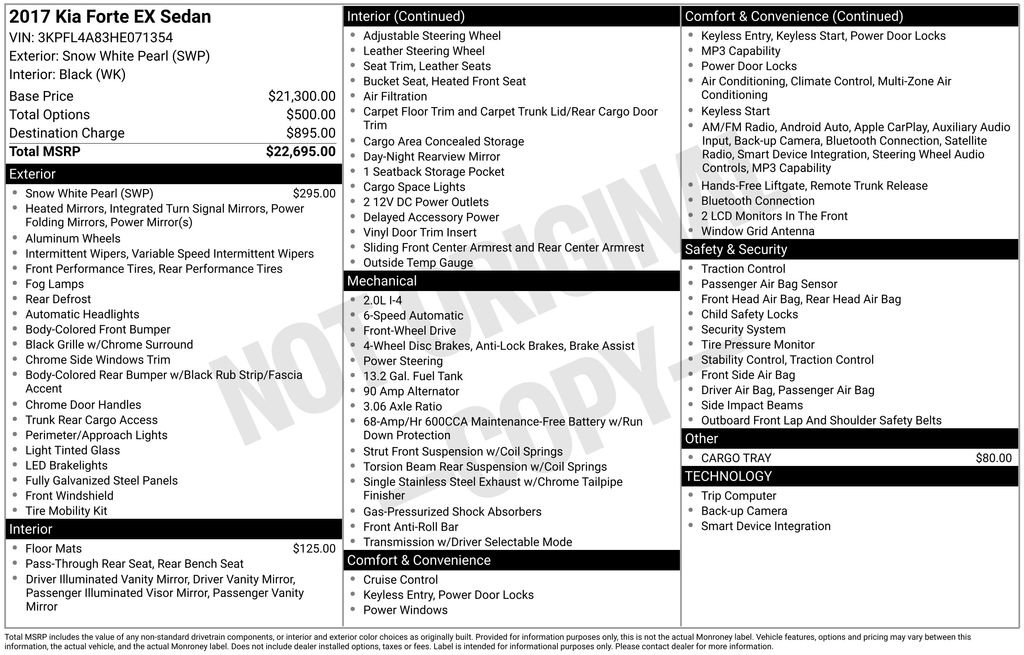 Used 2017 Kia Forte EX image 4
