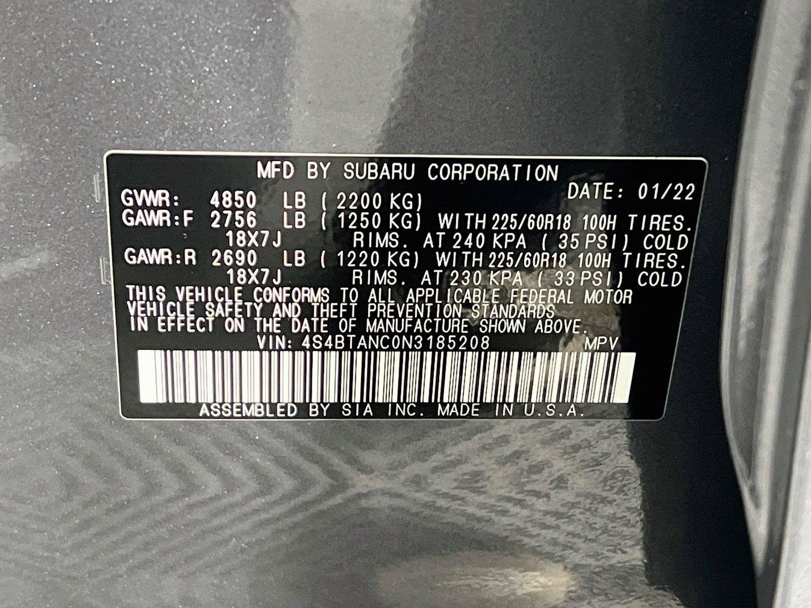 Used 2022 Subaru Outback Limited AWD/4WD image 32