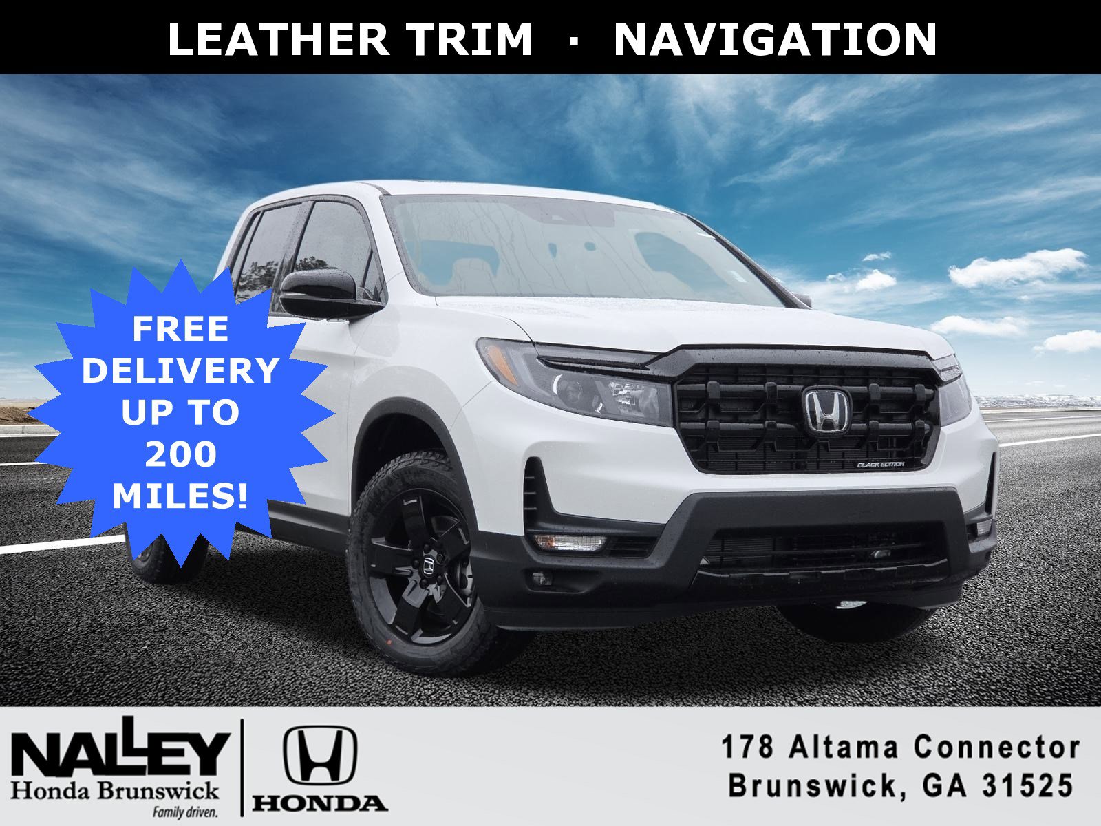 New 2026 Honda Ridgeline Black Edition image 1