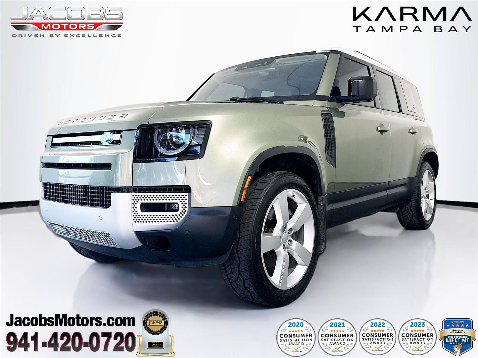Used 2020 Land Rover Defender 110 HSE AWD/4WD video 1