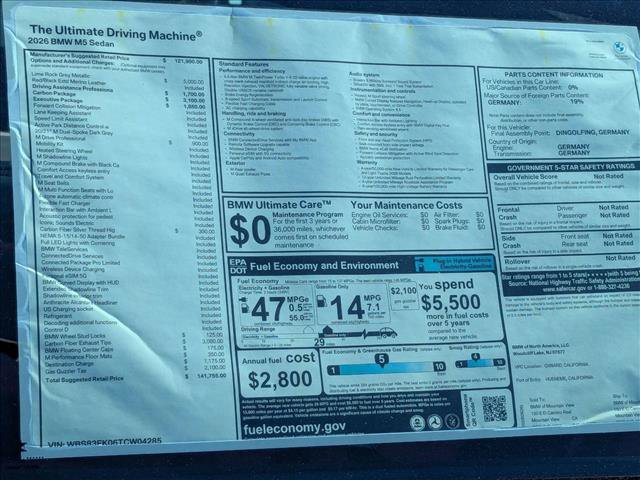 New 2026 BMW M5 w/ Carbon Package image 20