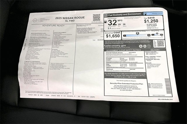 New 2025 Nissan Rogue SL image 38