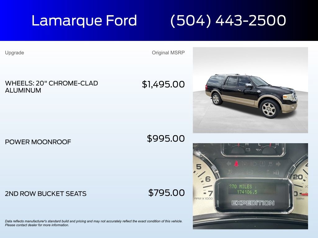 Used 2014 Ford Expedition EL King Ranch RWD image 2