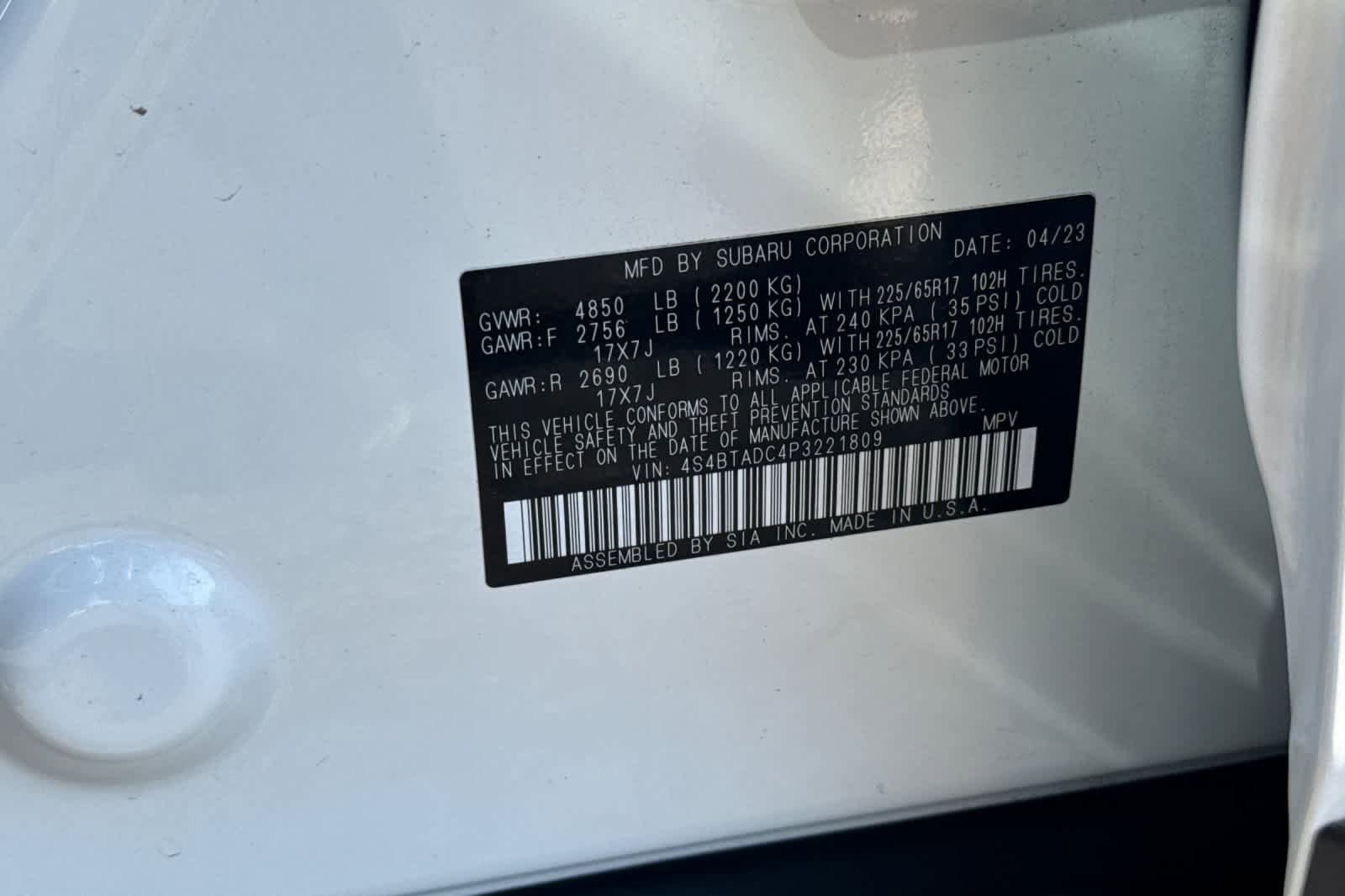 Used 2023 Subaru Outback Premium AWD/4WD image 33