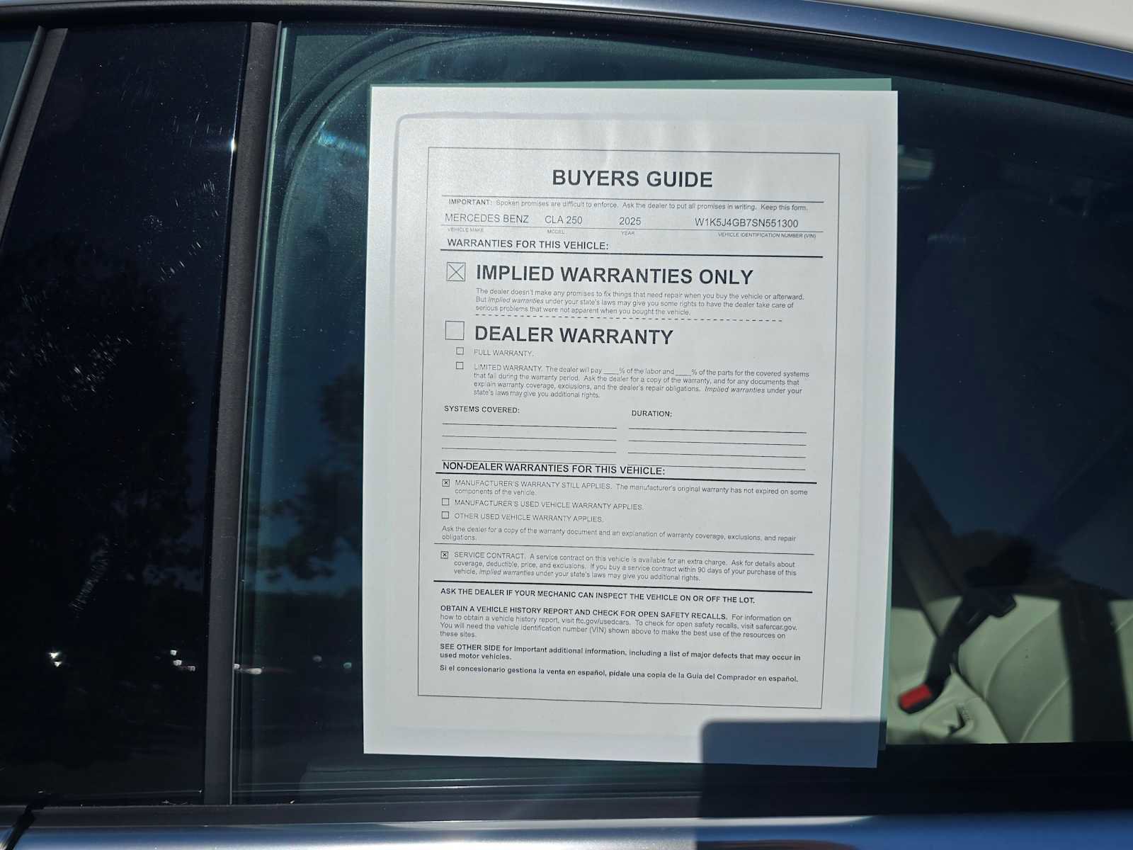 Certified 2025 Mercedes-Benz CLA 250 image 18