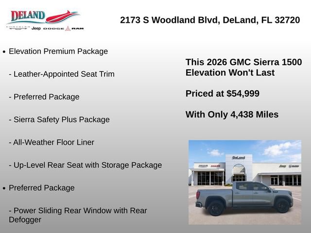 Used 2026 GMC Sierra 1500 Elevation w/ Elevation Premium Package AWD/4WD image 30