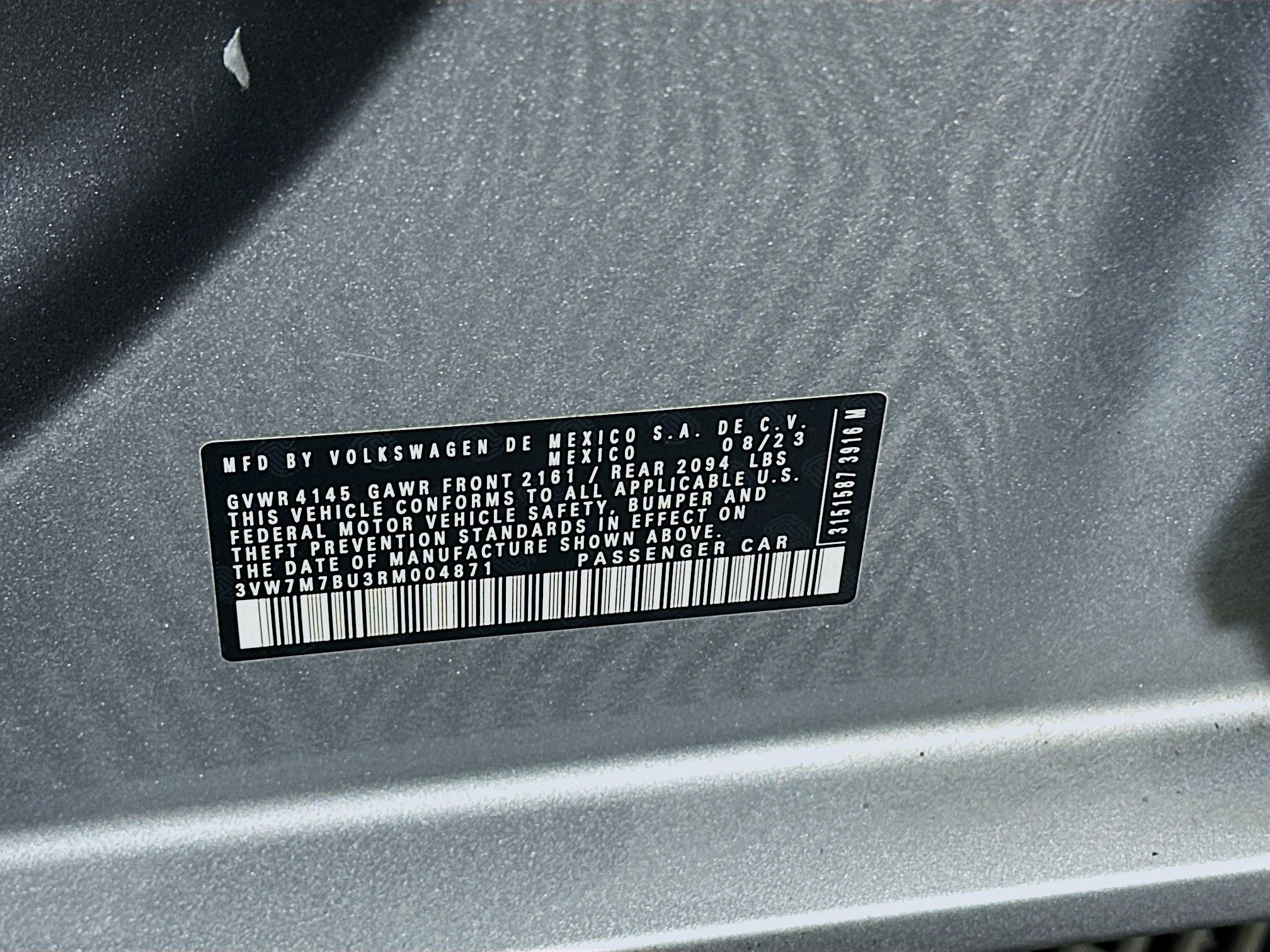 Used 2024 Volkswagen Jetta SE image 12