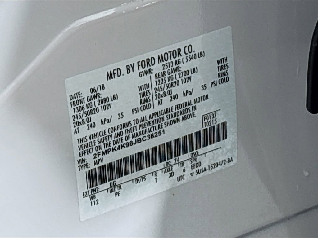 Used 2018 Ford Edge Titanium w/ Equipment Group 302A image 38