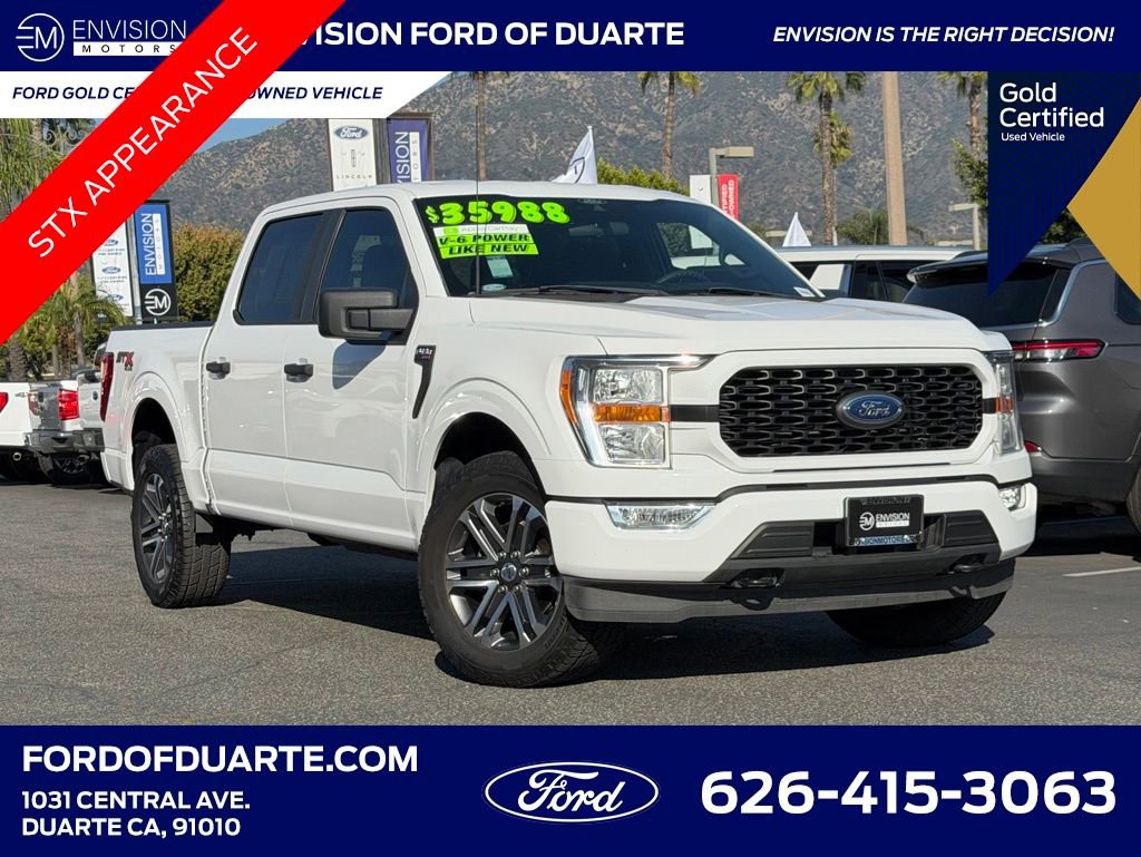 Certified 2022 Ford F150 XL w/ STX Appearance Package