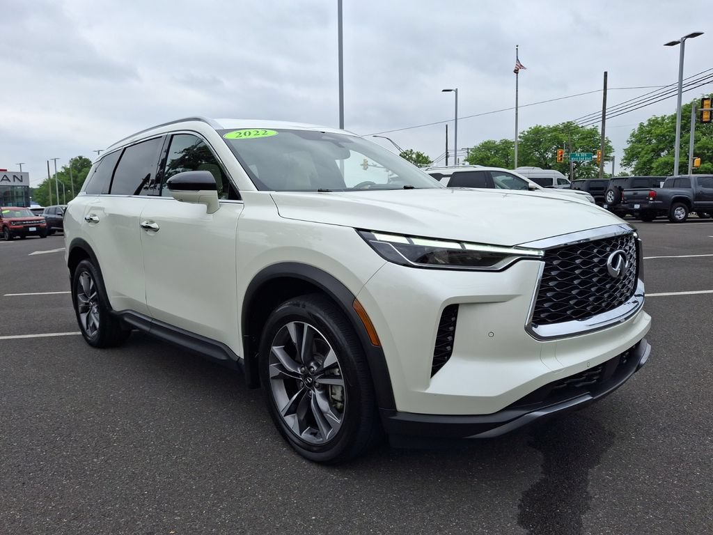Used 2022 INFINITI QX60 Luxe w/ Cargo Package AWD/4WD video 1