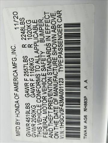 Used 2021 Honda Accord EX image 17