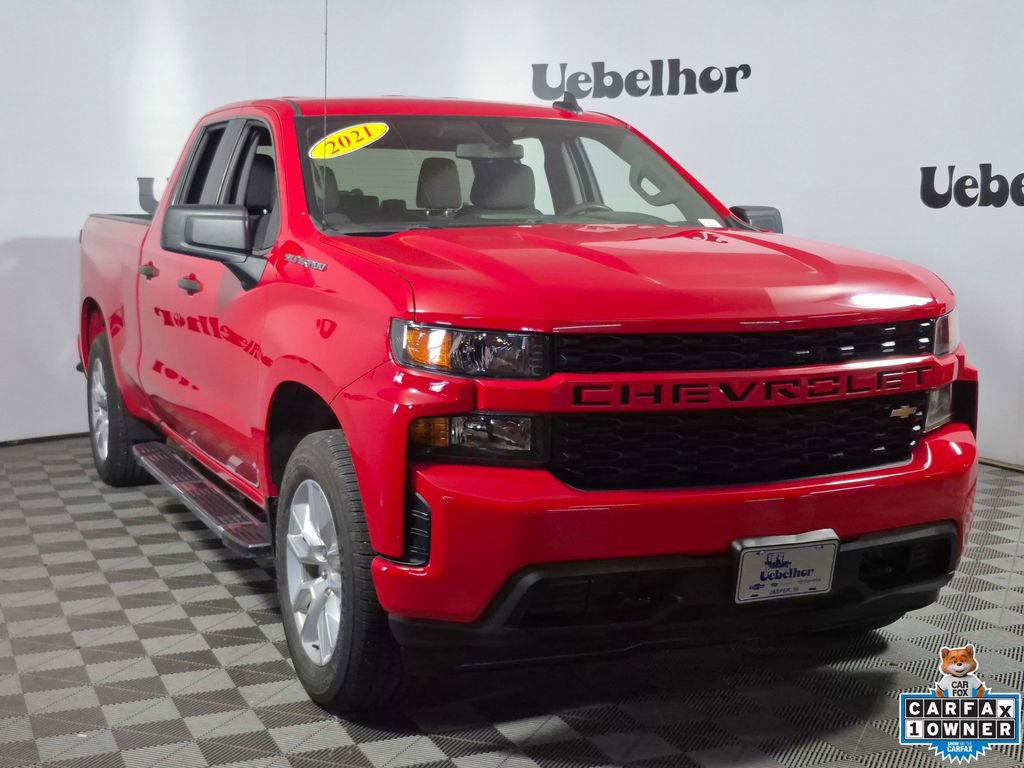Certified 2021 Chevrolet Silverado 1500 Custom AWD/4WD image 1