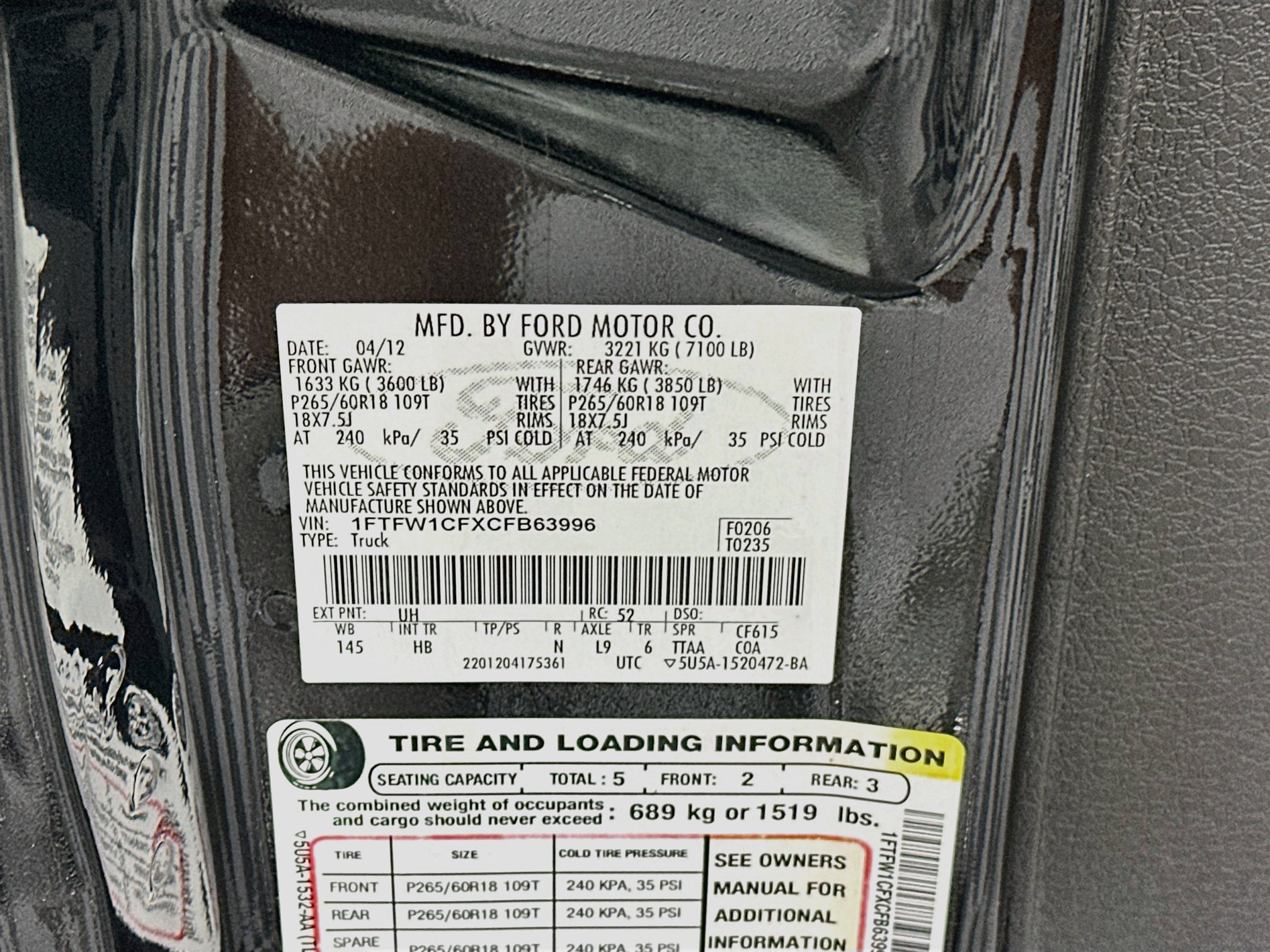 Used 2012 Ford F150 Lariat w/ Lariat Plus Pkg RWD image 12