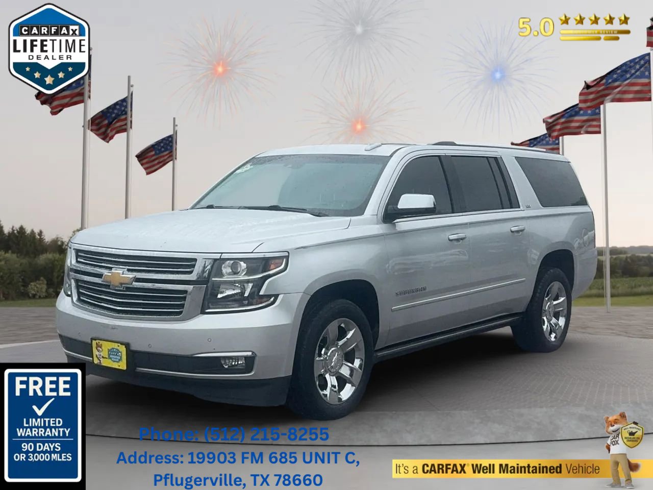 Used 2016 Chevrolet Suburban LTZ RWD image 1