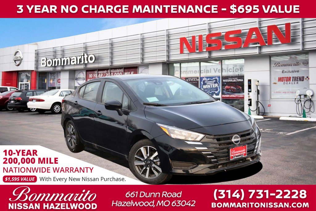 New 2025 Nissan Versa SV w/ Trunk Package image 1