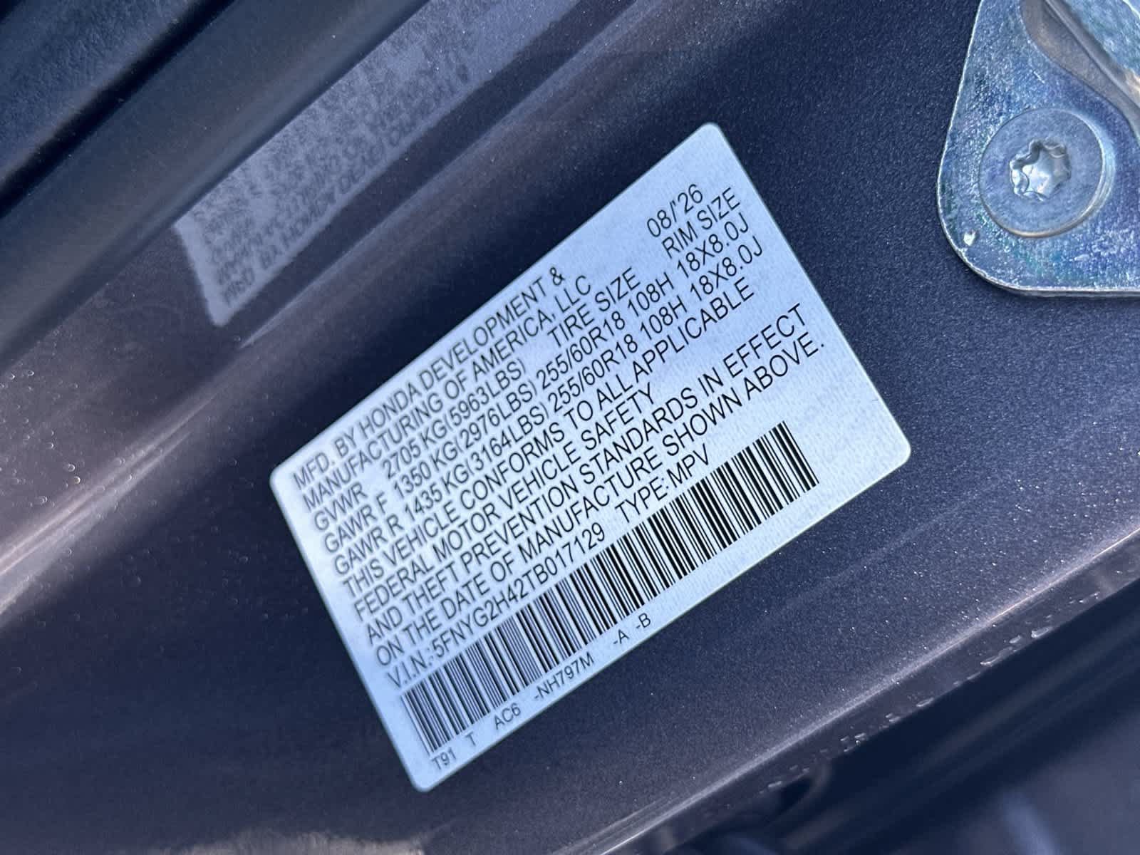 New 2026 Honda Pilot EX-L image 23