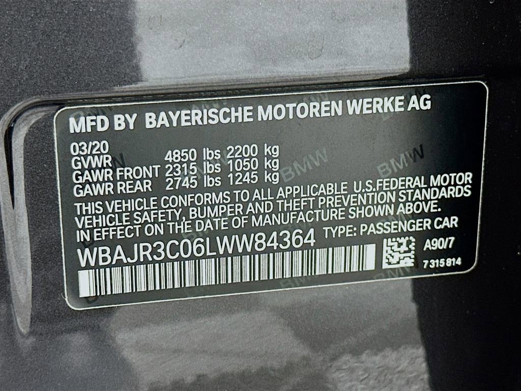 Used 2020 BMW 530i w/ Lighting Package image 33