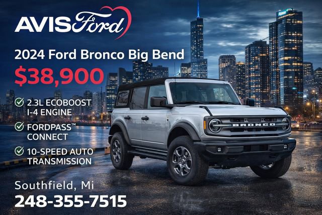 Used 2024 Ford Bronco Big Bend AWD/4WD video 1