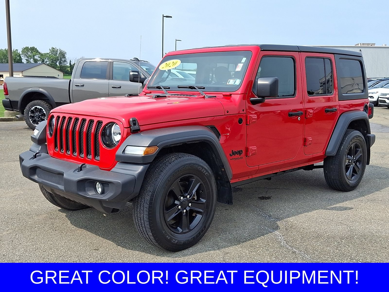 Used 2020 Jeep Wrangler Unlimited Sport AWD/4WD image 3