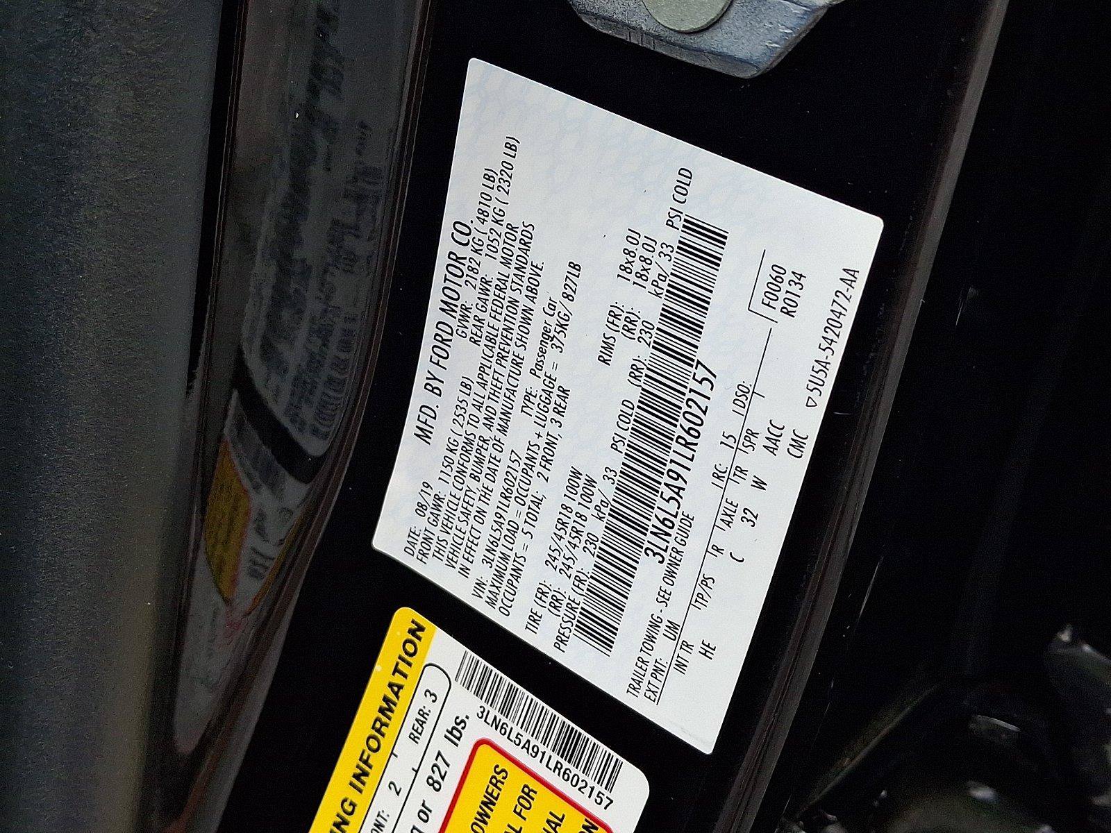 Used 2020 Lincoln MKZ FWD image 25
