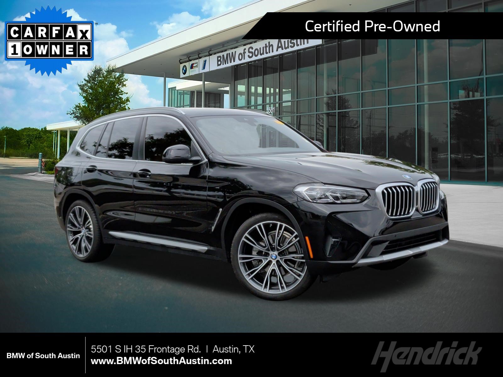 Certified 2023 BMW X3 sDrive30i w/ Premium Package RWD image 1